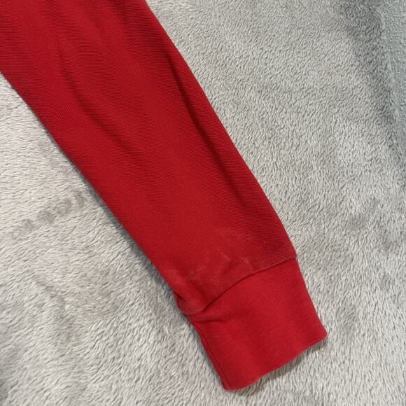 Sniper Gang Shirt Mens Small Red Green White Long Sleeve Rugby Polo Graphic - Picture 9 of 14